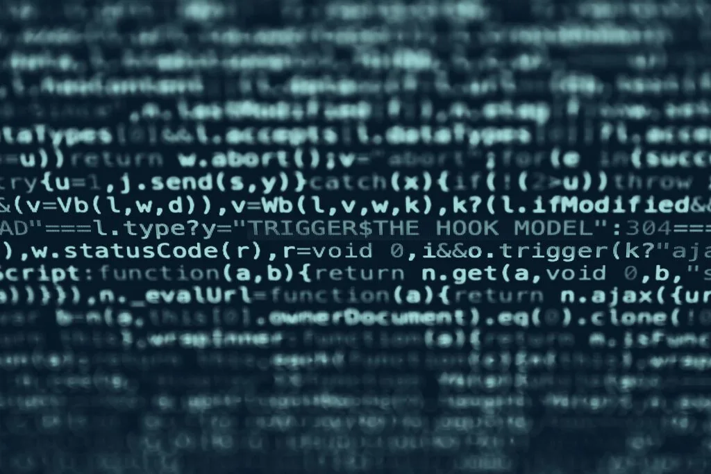 Lines of source code filling a screen